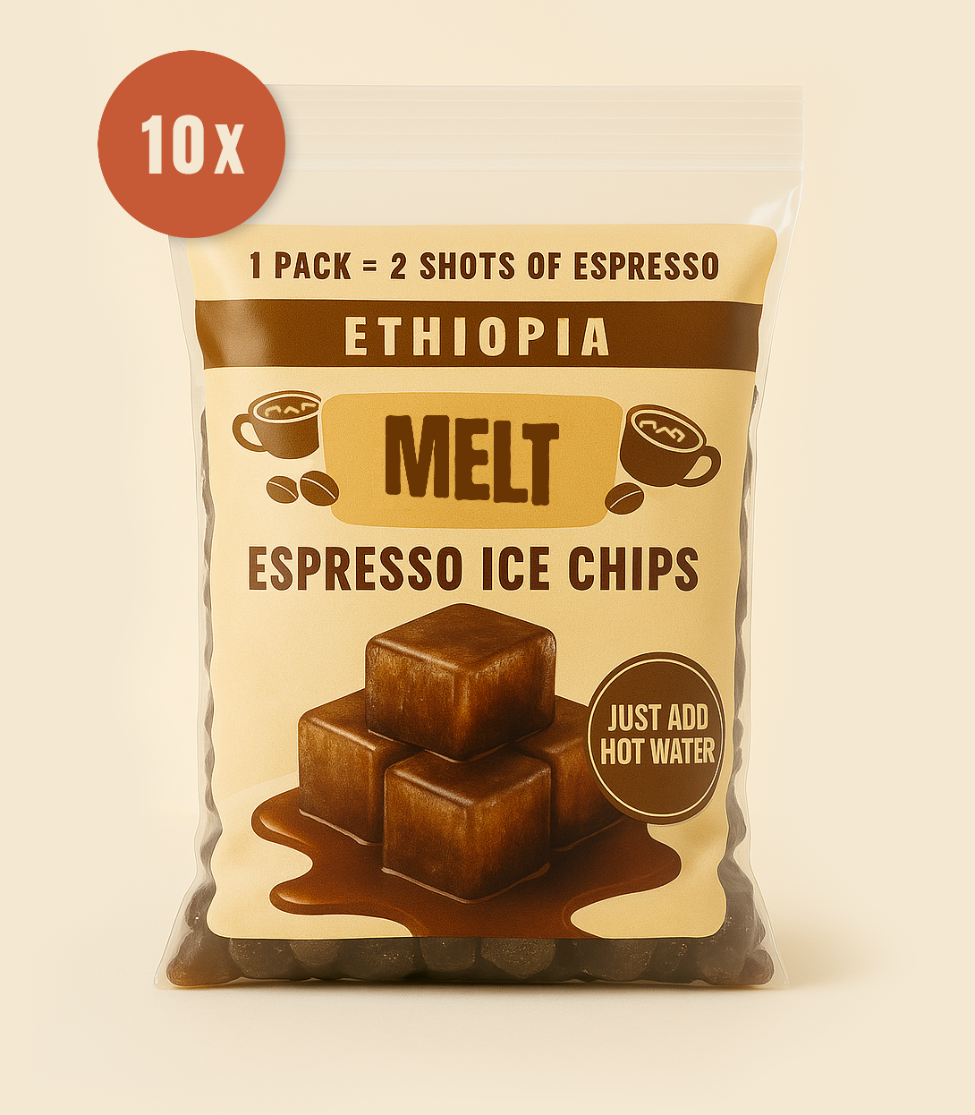 Espresso Ice Chips Bag